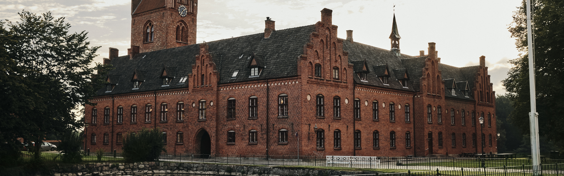 Billede af klosterbygningen på Herlufsholm